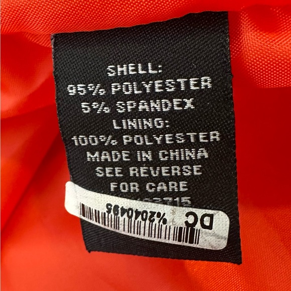 Sharagano Orange Cap Sleeves Zip Back Shift Dress with Pockets - Picture 4 of 8